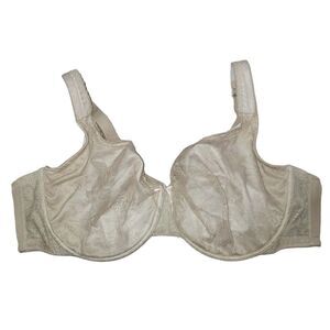 Cacique Lined Full Coverage Modern Lace nude bra 50D